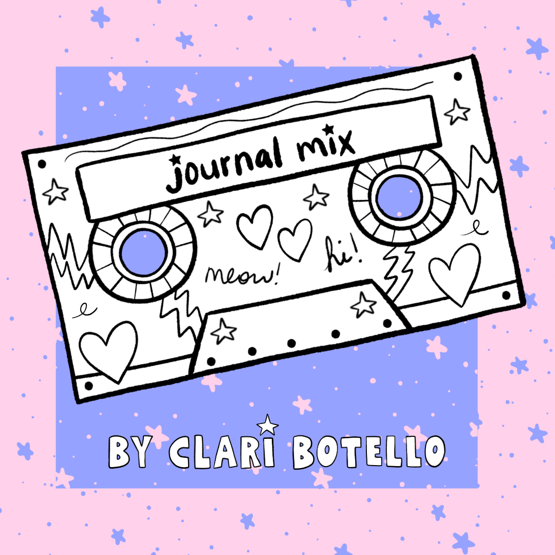 (Printable) Cassette Coloring Page