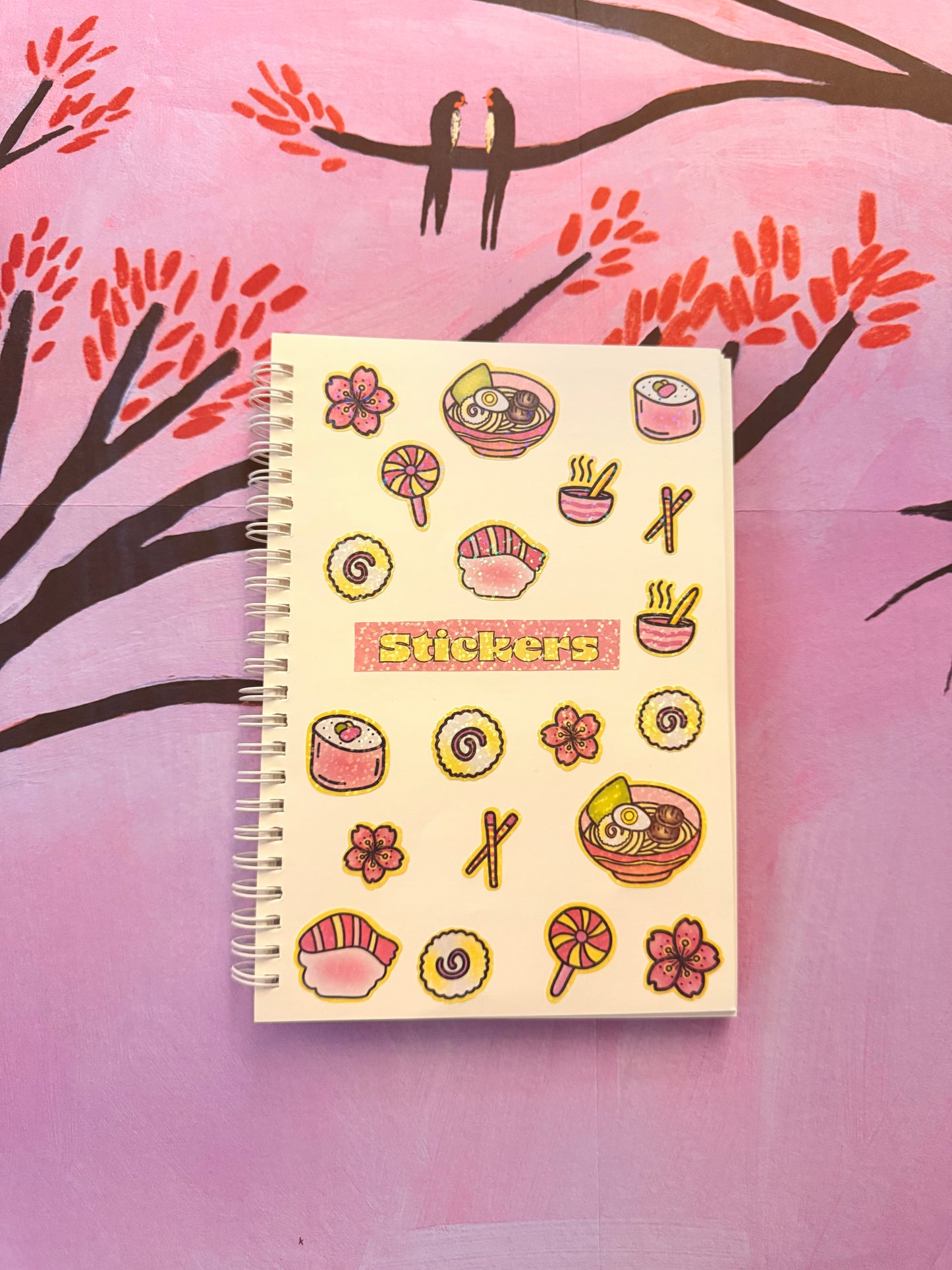Kawaii Sushi Printable Sticker Sheet π£β¨