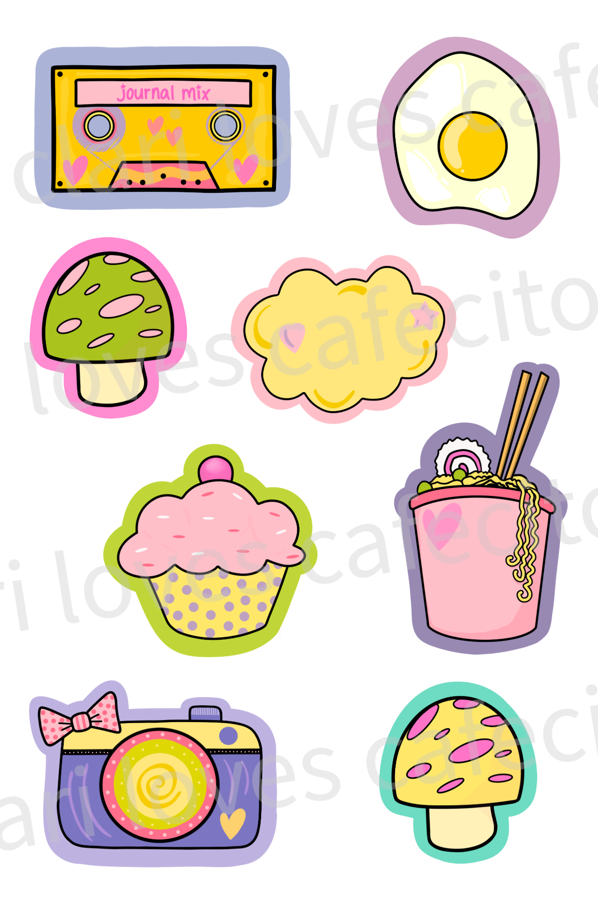 Tiny Batch Preorder: 4x6 Sticker Sheet
