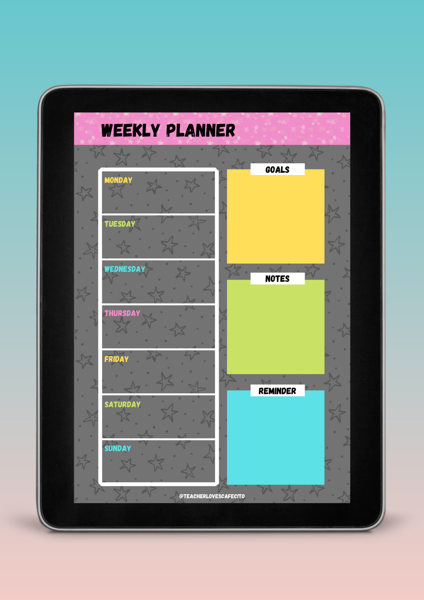 Weekly Planner - Instant Download PDF ποΈβ¨
