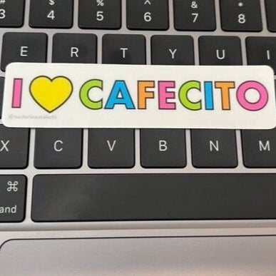 I Love Cafecito Sticker