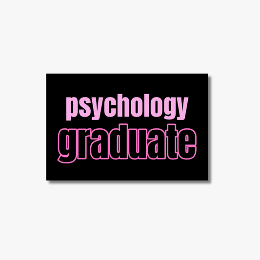 Psychology Graduate Sticker