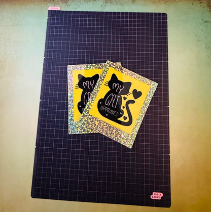 My Cat Approves Glitter Sticker