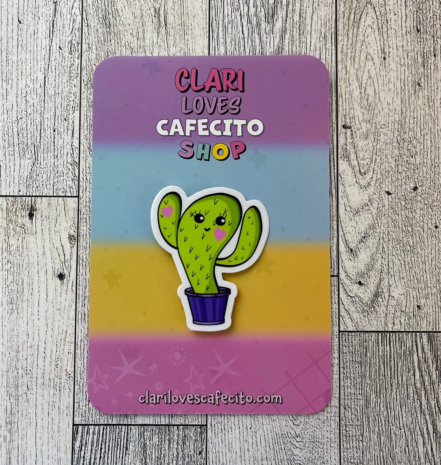 Dancing Cactus Sticker