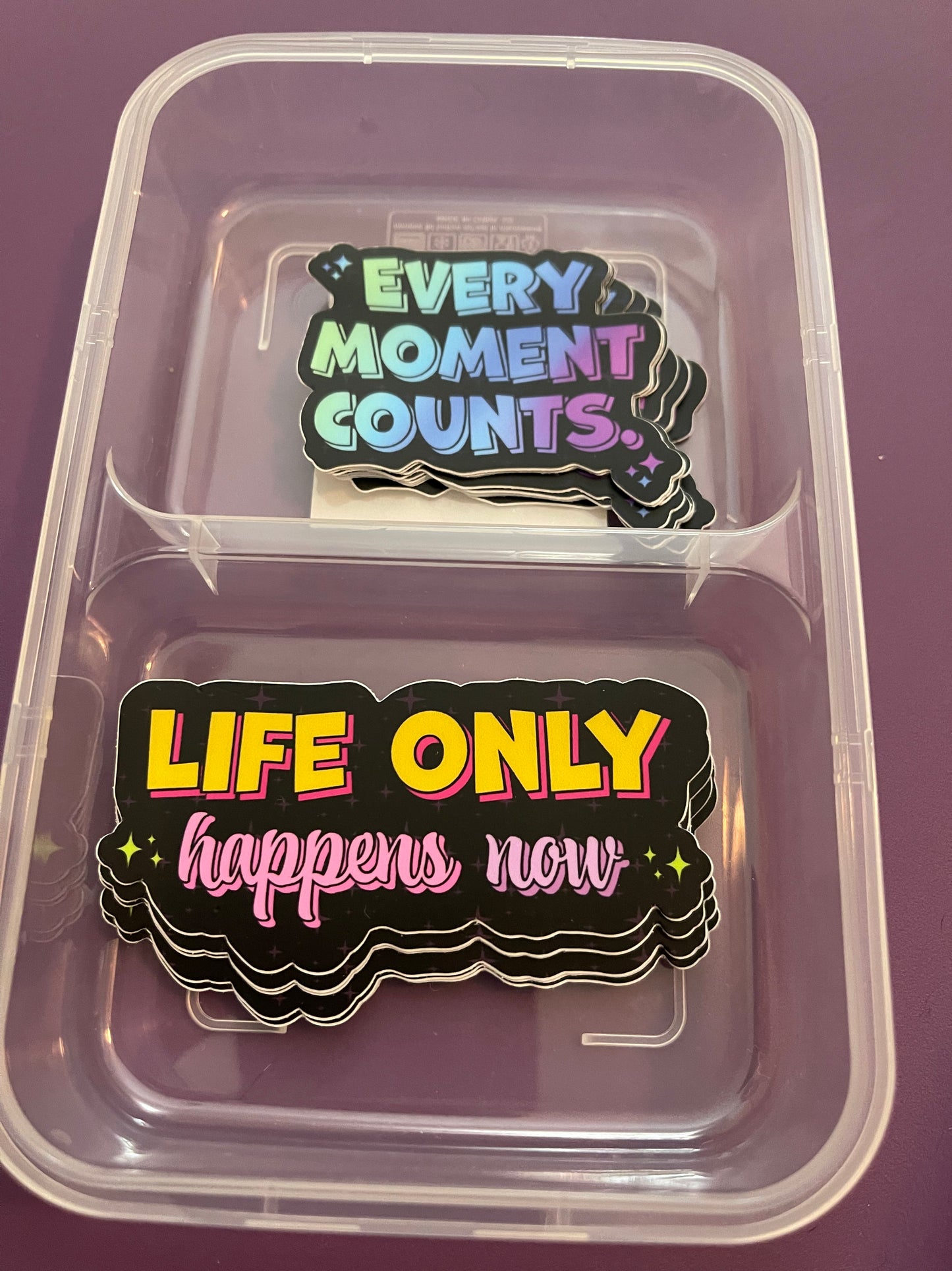 Every Moment Counts Sticker