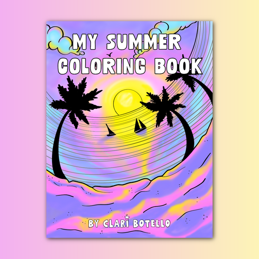 My Summer Coloring Book by Clari Botello