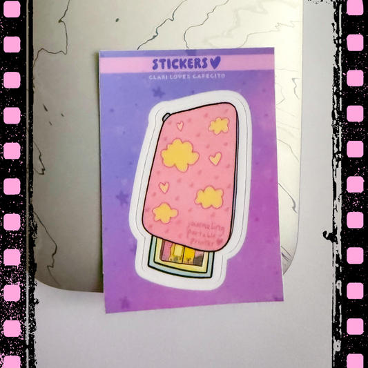 Portable Journal Printer Kiss-Cut Sticker