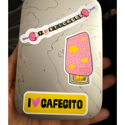 Portable Journal Printer Kiss-Cut Sticker