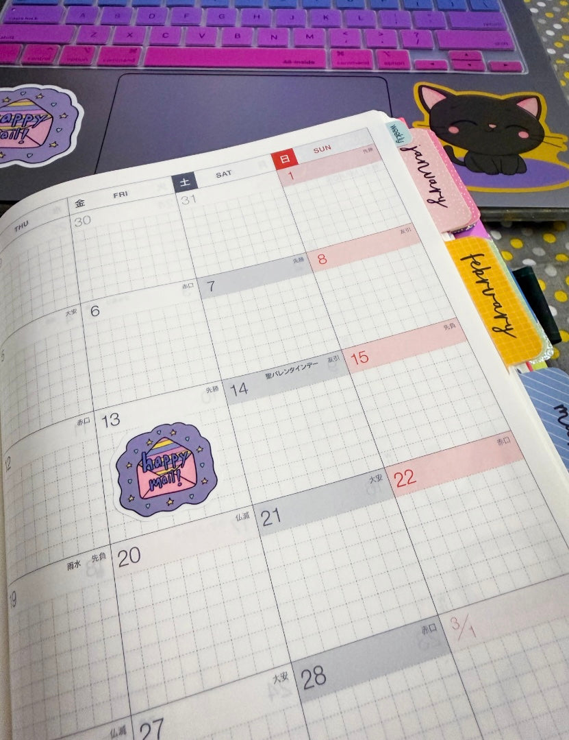 Happy Mail Sticker Sheet