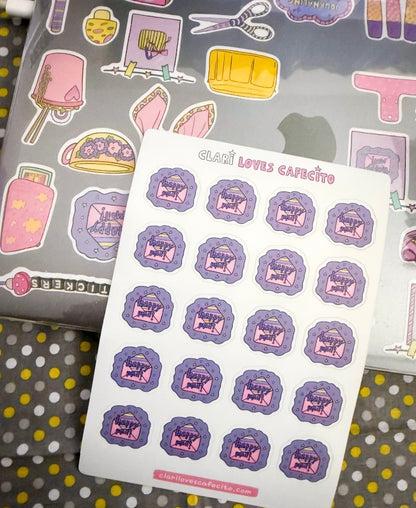 Happy Mail Sticker Sheet