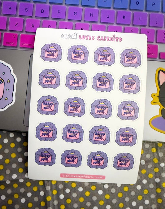 Happy Mail Sticker Sheet
