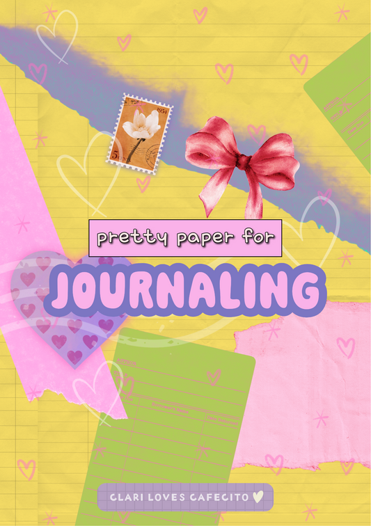 (Printable) Journaling Pretty Paper - Edition 1