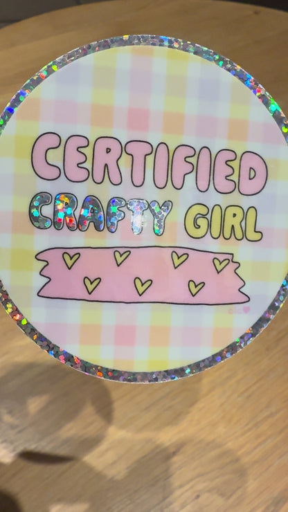 Clari's Fav Glitter Sticker