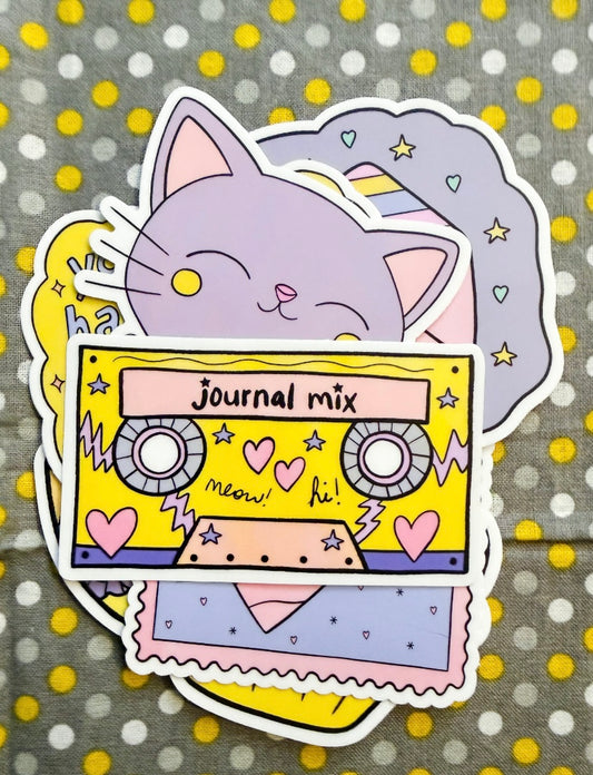 Happy Mail Sticker Pack (7 Stickers)