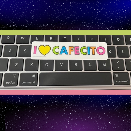 I Love Cafecito Sticker