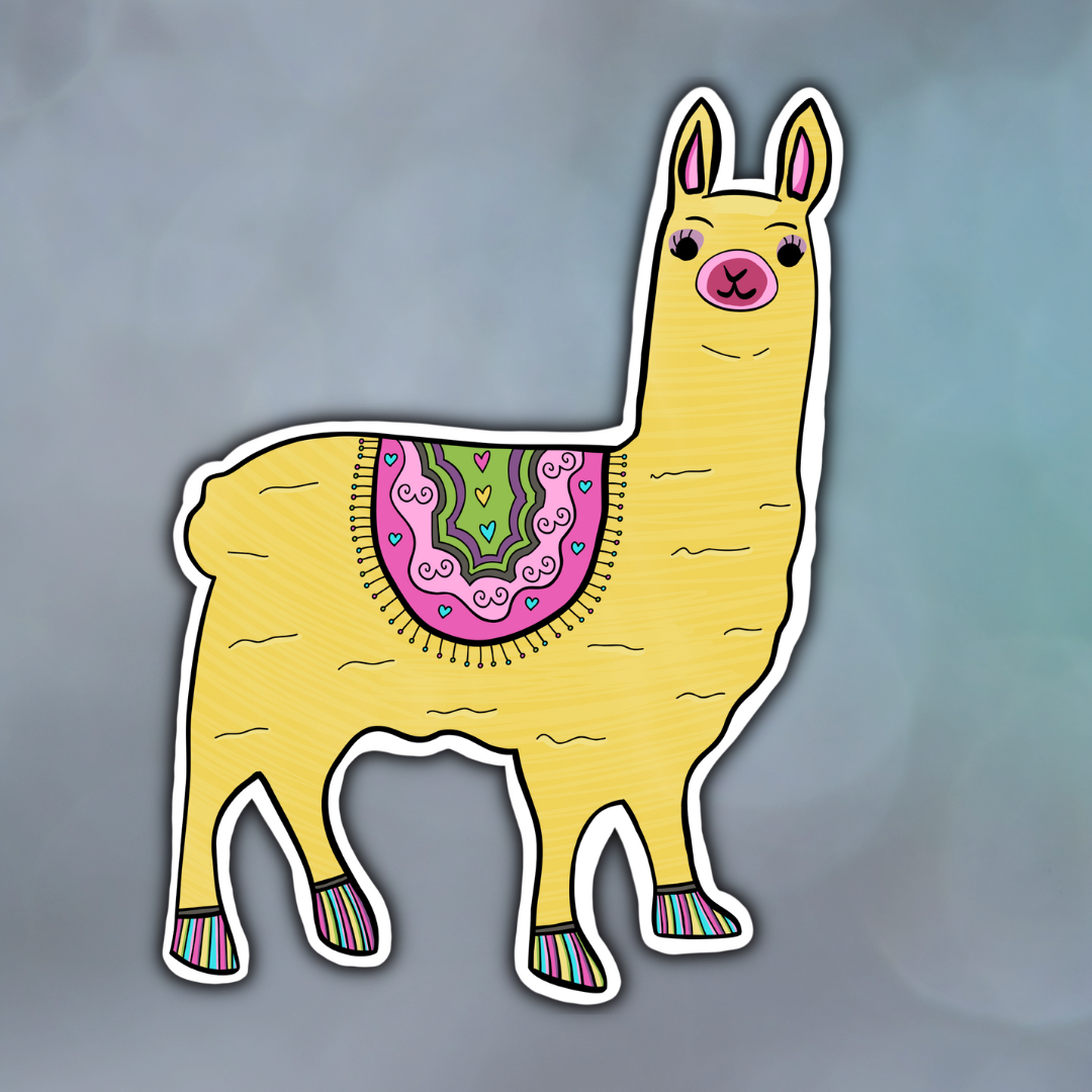 Alpaca Says Hello Magnet