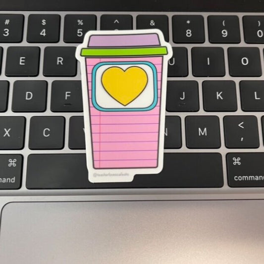 Pink Latte Sticker