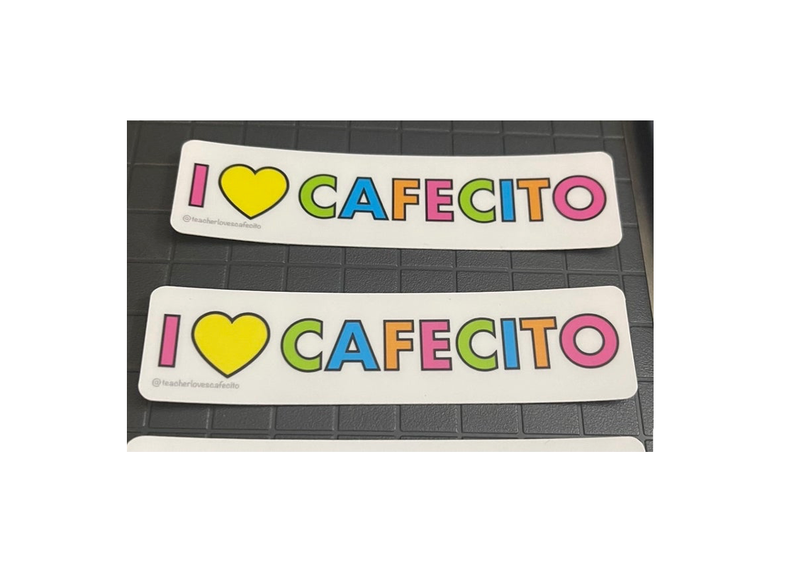 I Love Cafecito Sticker