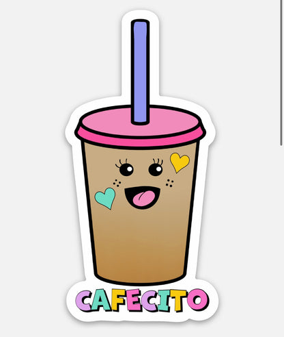 Coffee Cafecito Sticker