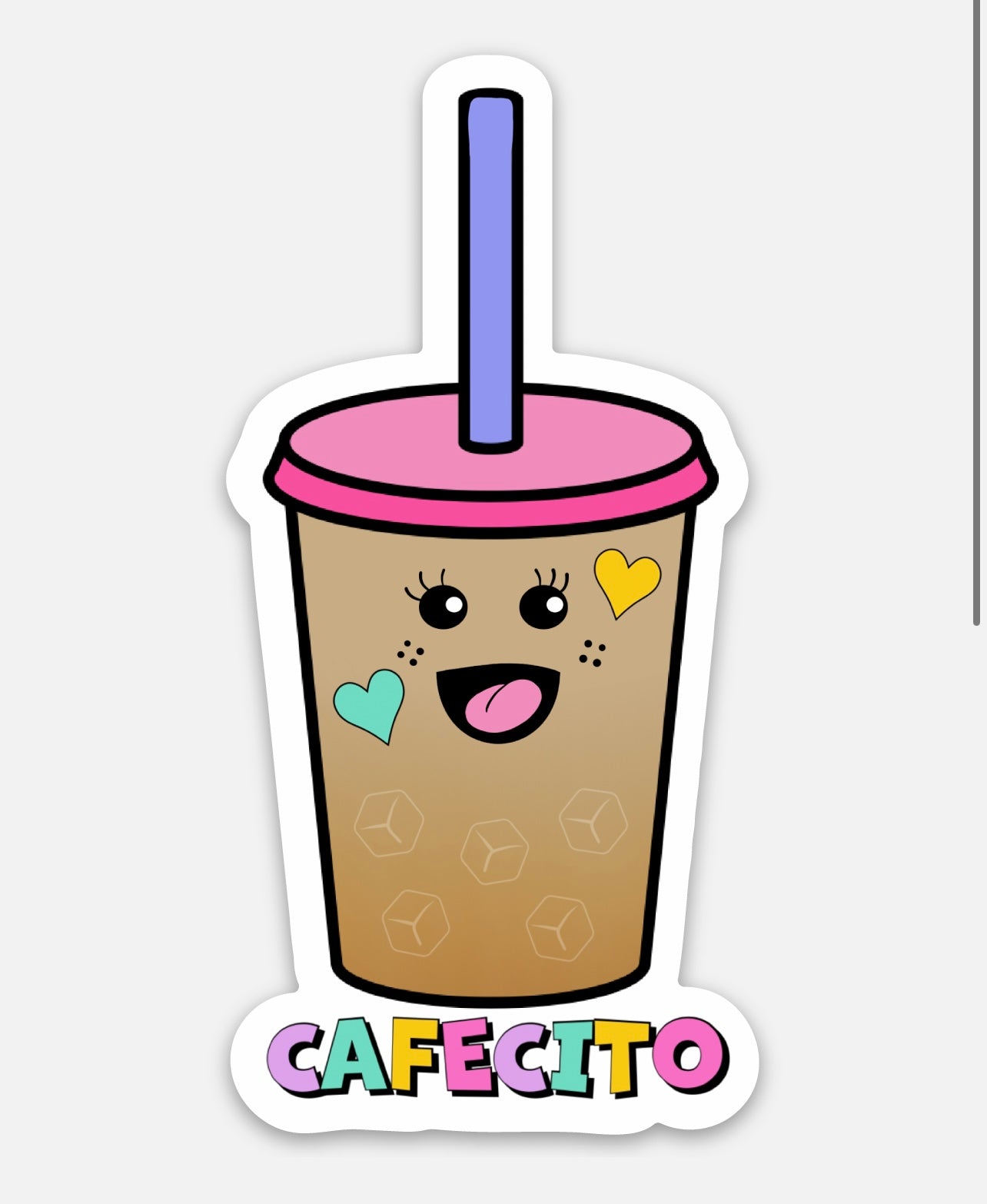 Coffee Cafecito Sticker