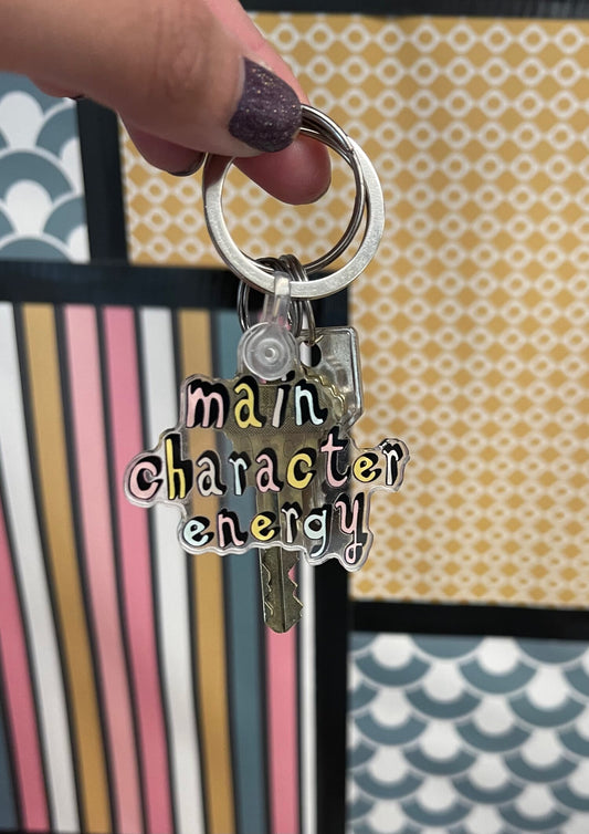 Main Character Energy Keychain