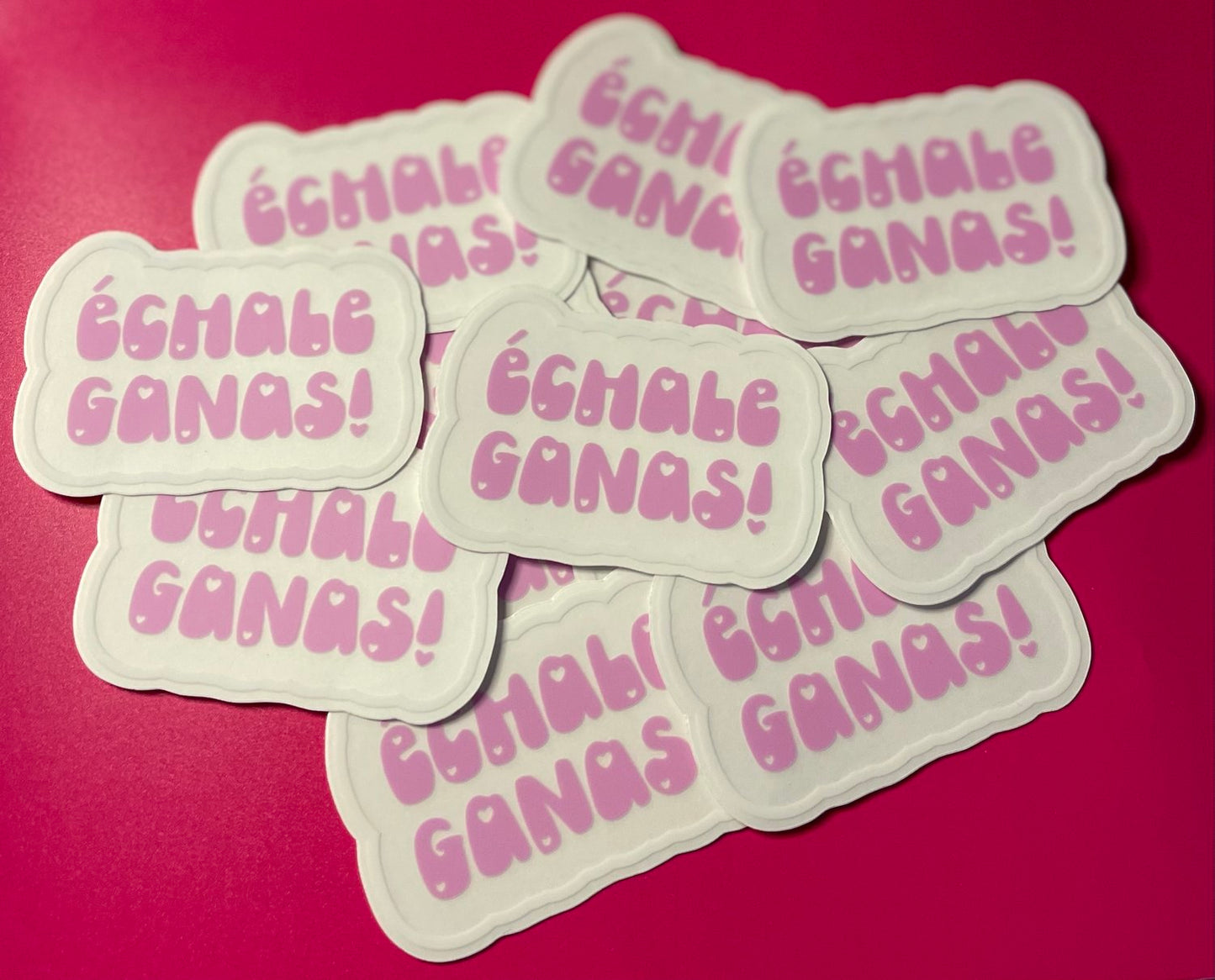 Échale Ganas Clear Sticker