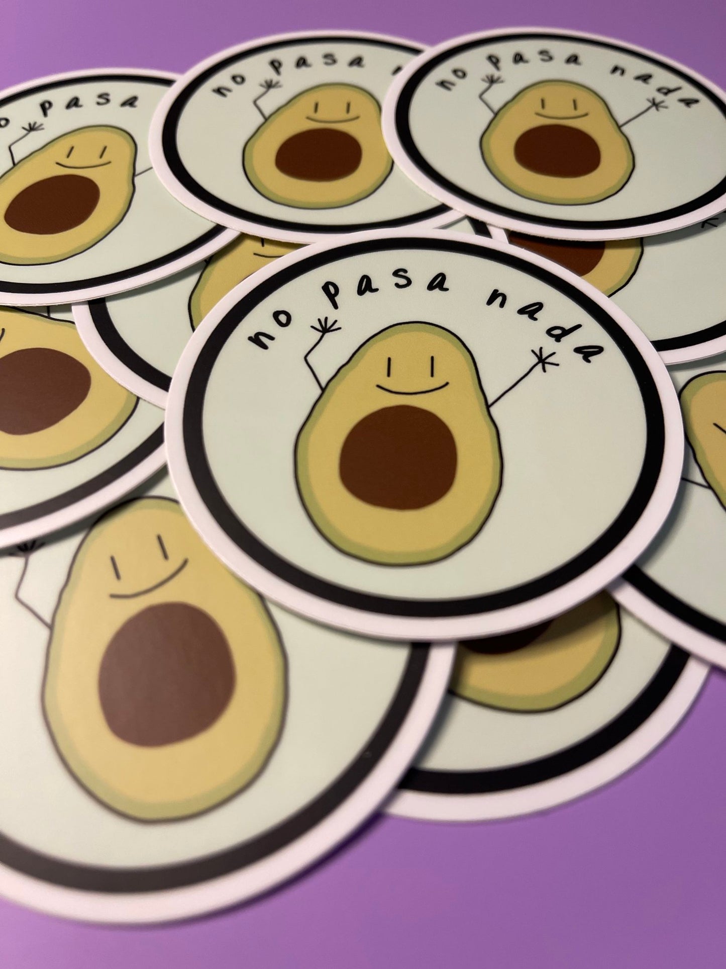 No Pasa Nada Avocado Sticker